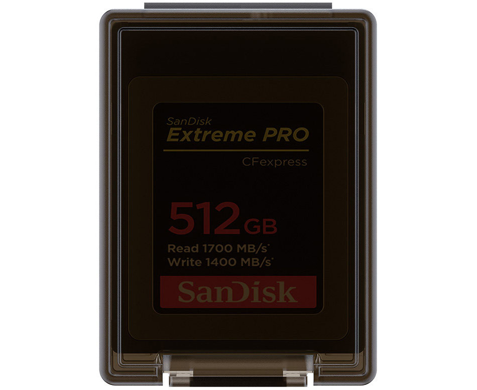 Прозрачный держатель для карт памяти CFexpress Type B / XQD (6 штук)