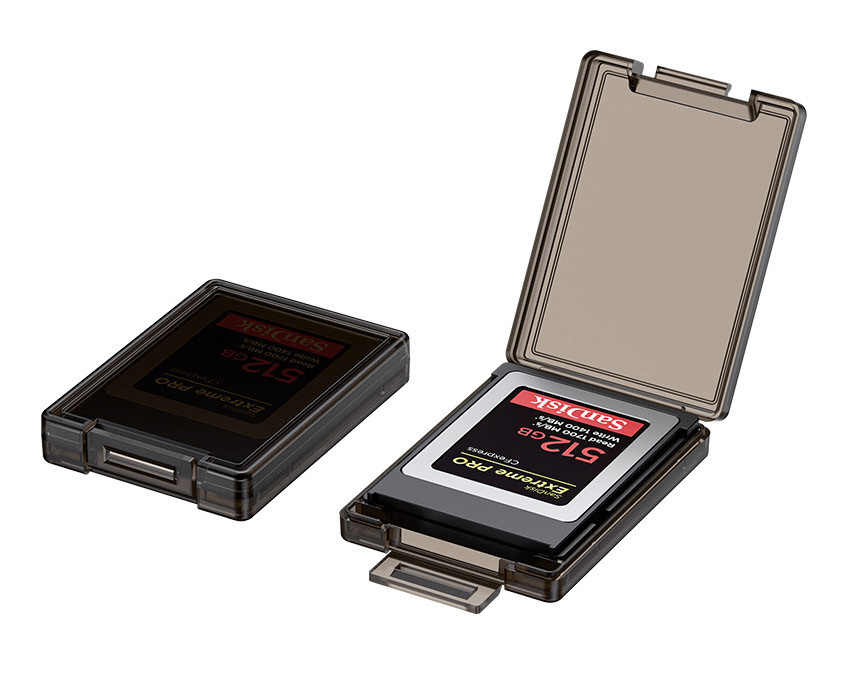 Прозрачный держатель для карт памяти CFexpress Type B / XQD (6 штук)