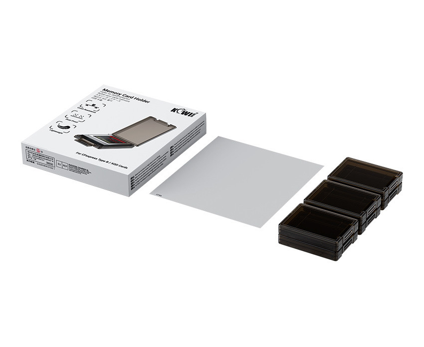 Прозрачный держатель для карт памяти CFexpress Type B / XQD (6 штук)