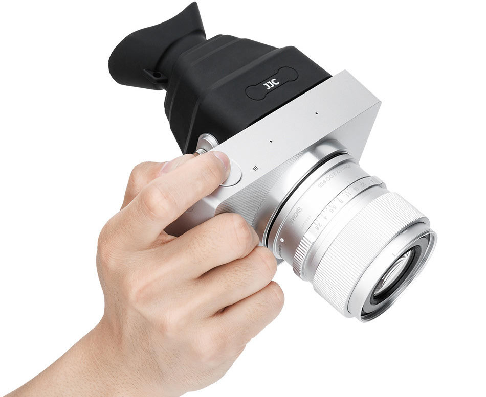 Съёмный видоискатель для ЖК-экрана Sigma BF с увеличением 300% (серебристый цвет)