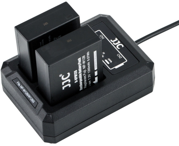 Зарядное устройство на два аккумулятора Fujifilm NP-W126