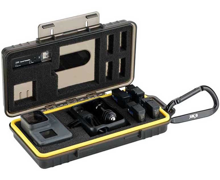 Универсальный защитный футляр для экшн камер, аккумуляторов, карт памяти и др.