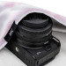 Мягкий защитный чехол конверт для камеры, объектива, планшета, игровой консоли 50x50 см (розовое перо)