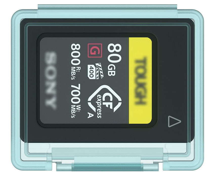 Прозрачный держатель для карт памяти CFexpress Type A (12 штук)