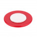 Мягкая спусковая кнопка безрезьбовая (красный цвет) округлая