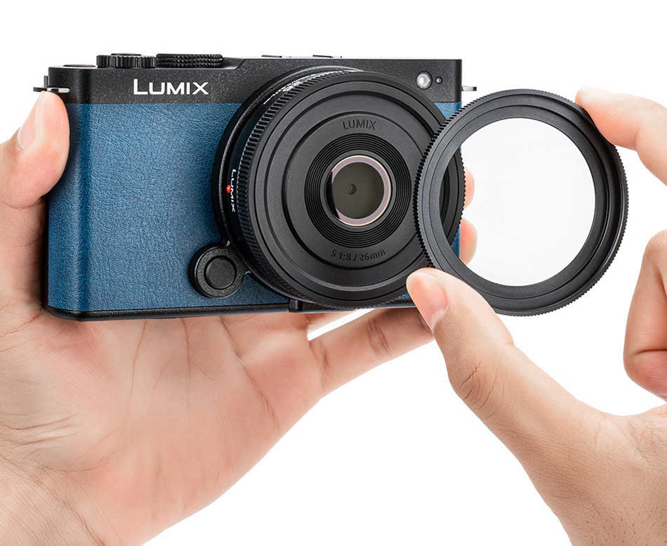 Переходное кольцо для Panasonic Lumix S 26mm f/8 на 58 мм с крышкой