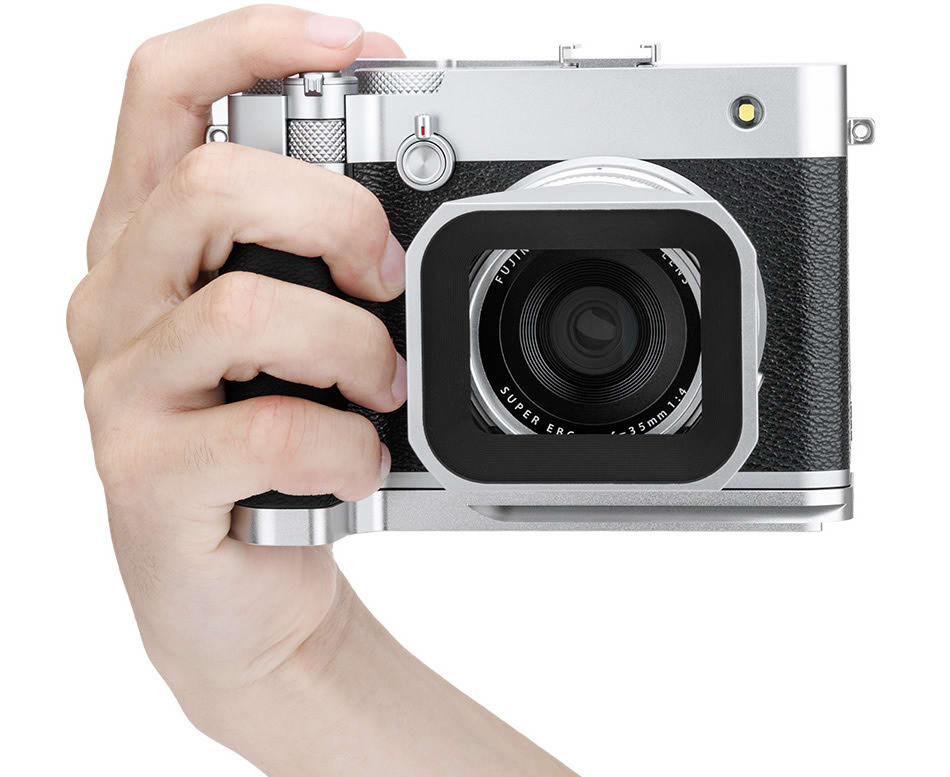 L-образная рукоятка для Fujifilm GFX100RF (серебристый цвет)