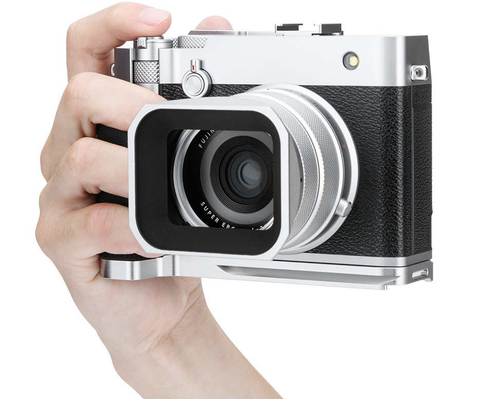 L-образная рукоятка для Fujifilm GFX100RF (серебристый цвет)