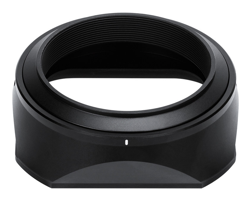 Квадратная бленда для Fujifilm X100VI / X100V / X100F с адаптером на 49 мм (чёрная)