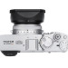 Квадратная бленда для Fujifilm X100VI / X100V / X100F с адаптером на 49 мм (чёрная)