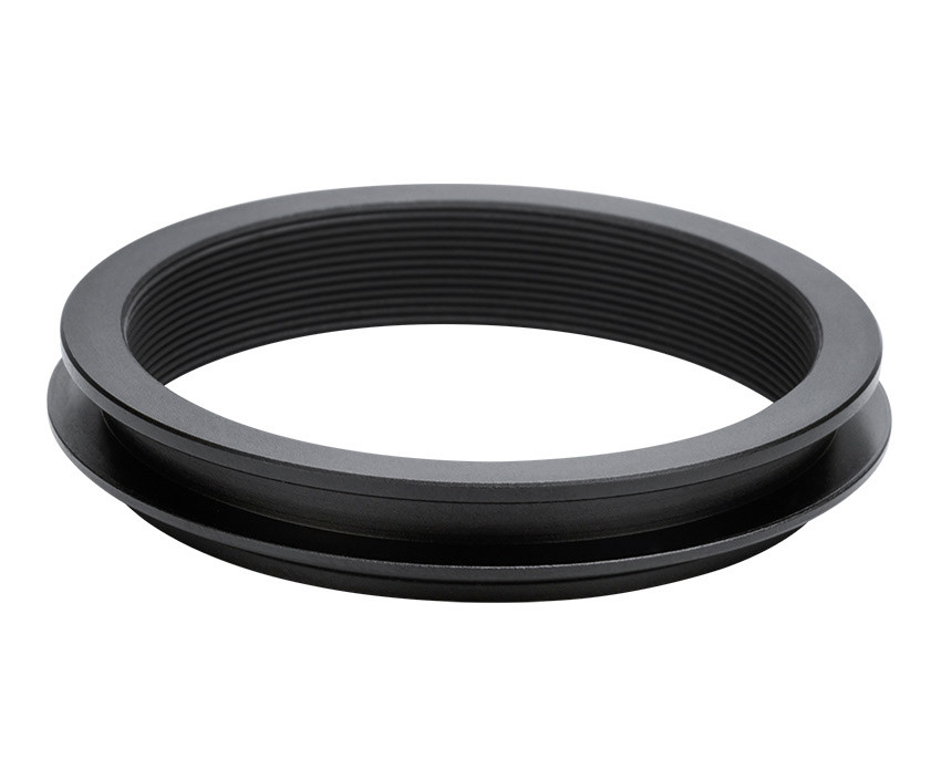 Квадратная бленда для Fujifilm X100VI / X100V / X100F с адаптером на 49 мм (чёрная)