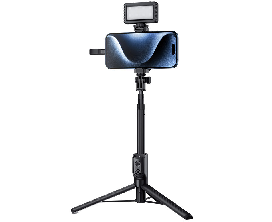 Зажим для смартфона и SSD накопителя в штатив, холодный башмак и в крепление для экшн камер