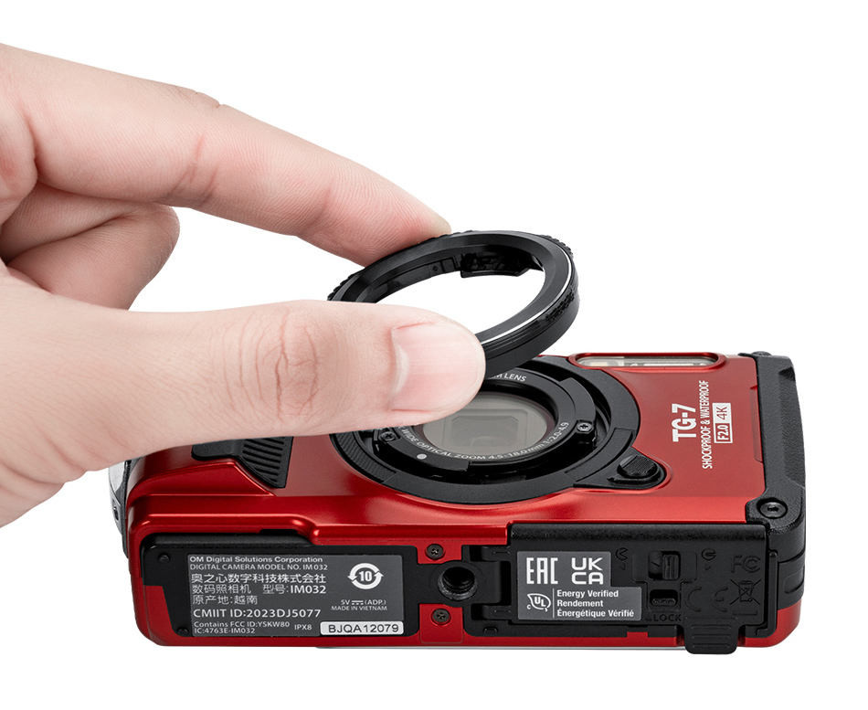 Рассеиватель для макросъёмки на Olympus Tough TG-7 / TG-6 / TG-5 / TG-4 / TG-3 / TG-2 / TG-1 (FD-1)