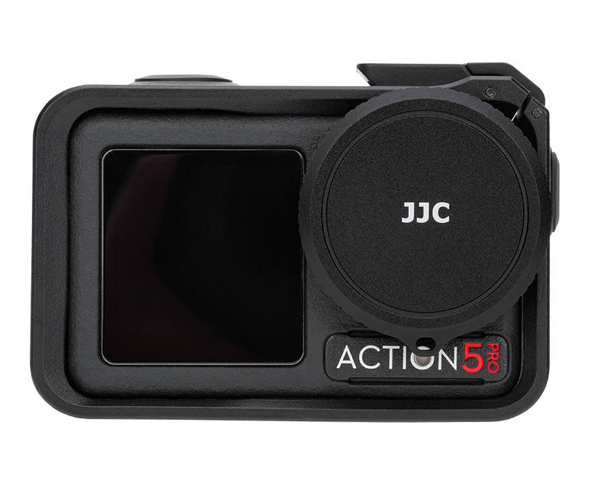 Металлическая защитная крышка объектива DJI Osmo Action 5 Pro / 4 / 3 с держателем