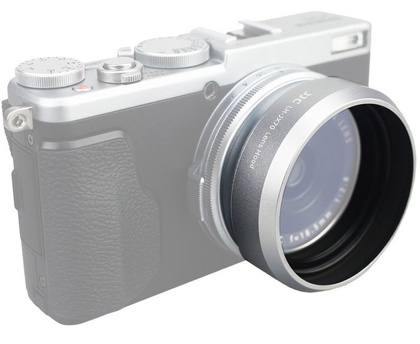 Бленда JJC LH-JX70 Silver (Fujifilm LH-X70) серебристая