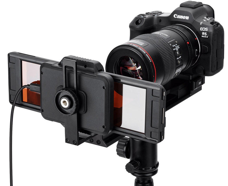 Установка для оцифровки плёнки и слайдов типа 135 и 120 на регулируемой рейке