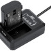 Аккумулятор JJC типа Canon LP-E6P с зарядным портом Type-C