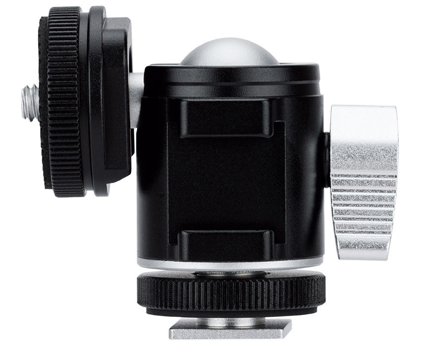 Шаровая головка с креплением в холодный башмак и 1/4-20 (нагрузка до 3.5 кг)