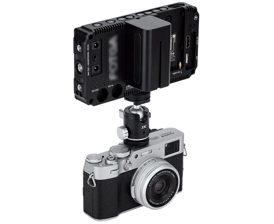 Шаровая головка с креплением в холодный башмак и 1/4-20 (нагрузка до 3.5 кг)