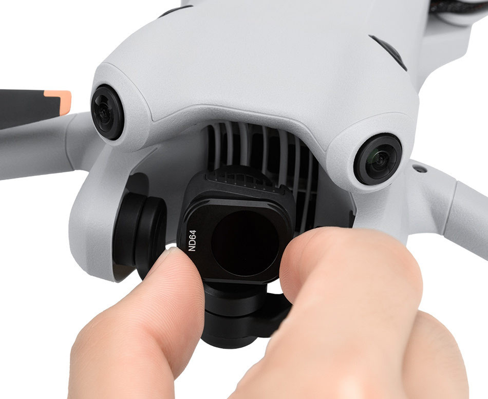 Комплект светофильтров для DJI Mini 4 Pro (ND16, ND64, ND256, CPL)