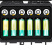 Защитный бокс на 6 батарей 9V и 6 батарей CR123A (CR17345) / CR16340 / CR18350 / CR15270 (CR2)