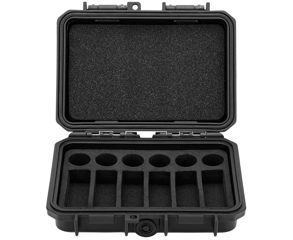 Защитный бокс на 6 батарей 9V и 6 батарей CR123A (CR17345) / CR16340 / CR18350 / CR15270 (CR2)