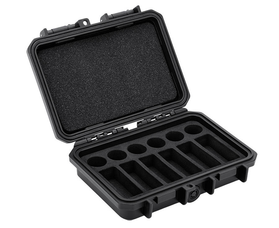 Защитный бокс на 6 батарей 9V и 6 батарей CR123A (CR17345) / CR16340 / CR18350 / CR15270 (CR2)