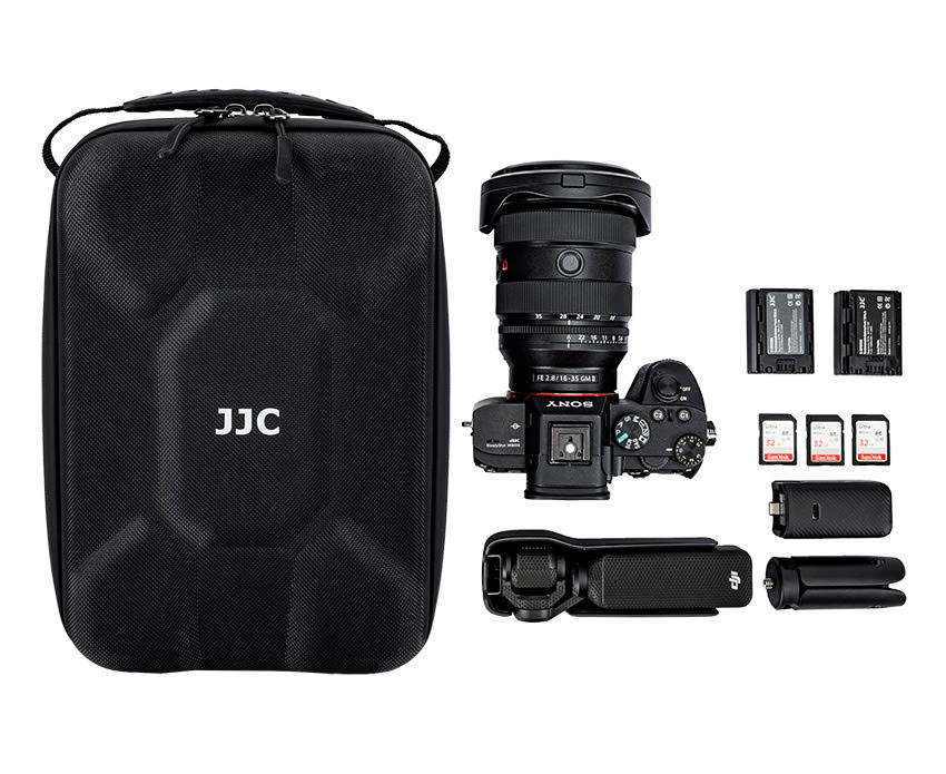 Жёсткий кофр для камеры и двух объективов