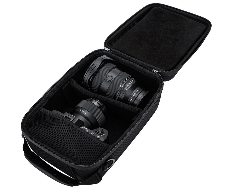Жёсткий кофр для камеры и двух объективов