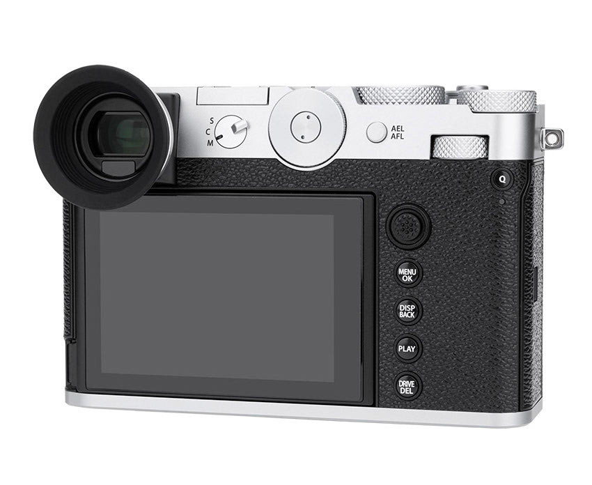 Наглазник для Fujifilm GFX 100RF удлинённый (серебристый)