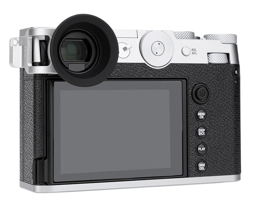 Наглазник для Fujifilm GFX 100RF удлинённый (серебристый)