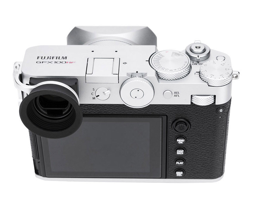 Наглазник для Fujifilm GFX 100RF удлинённый (серебристый)