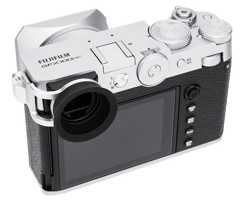 Наглазник для Fujifilm GFX 100RF удлинённый (серебристый)