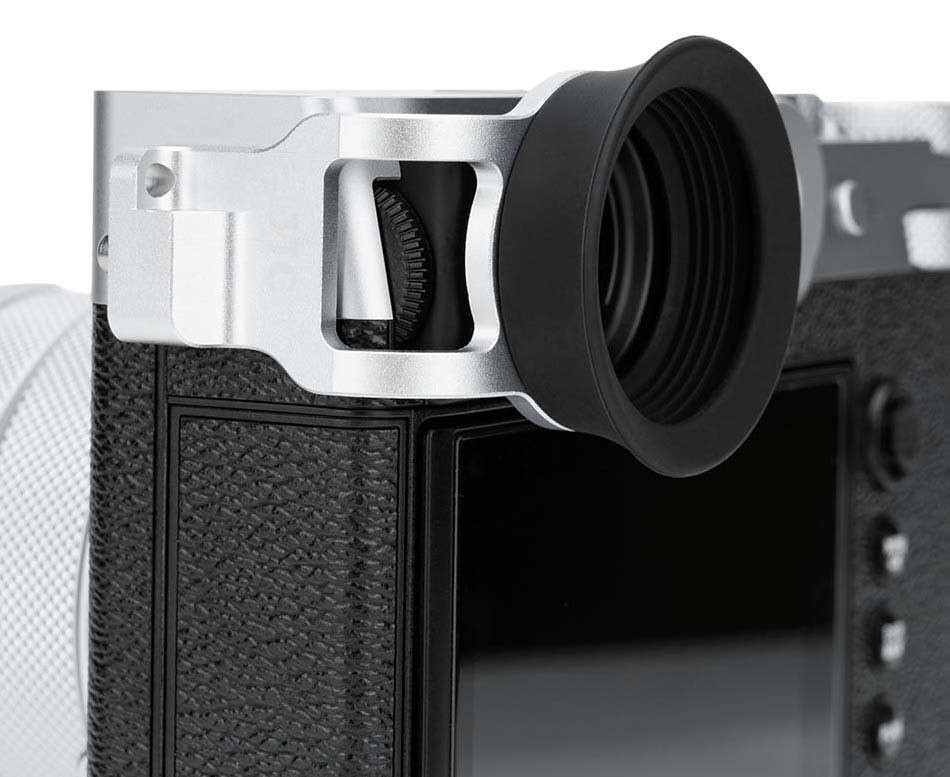 Наглазник для Fujifilm GFX 100RF удлинённый (серебристый)