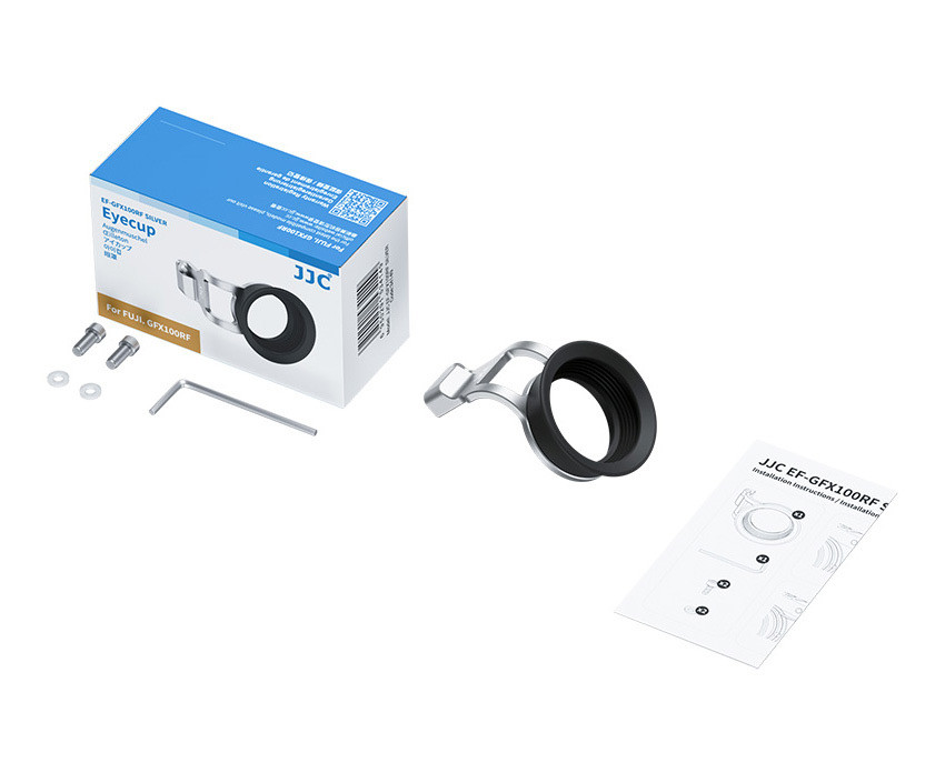 Наглазник для Fujifilm GFX 100RF удлинённый (серебристый)