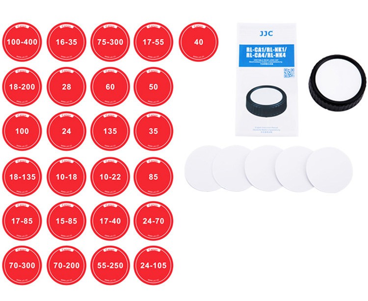 Задняя крышка на объективы Canon EF / EF-S с возможностью подписи и стикерами