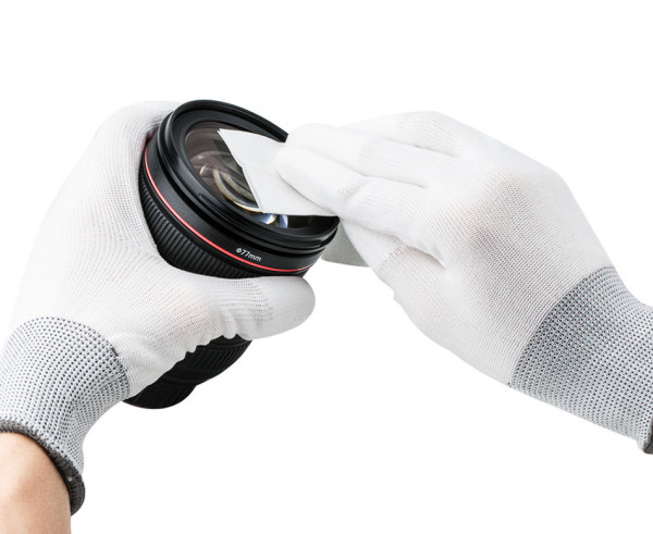 Антистатические перчатки для чистки оптики