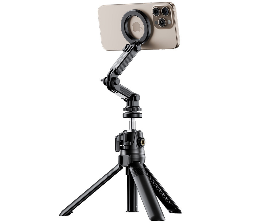 Крепление MagSafe смартфона и экшн-камеры в горячий башмак или штатив