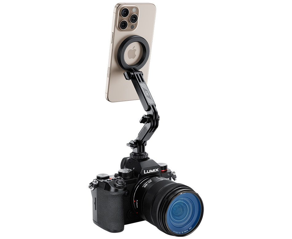 Крепление MagSafe смартфона и экшн-камеры в горячий башмак или штатив