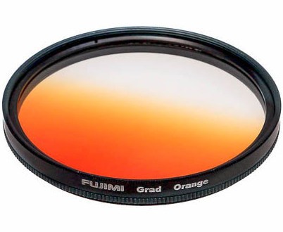 Градиентный фильтр 72 мм оранжевый