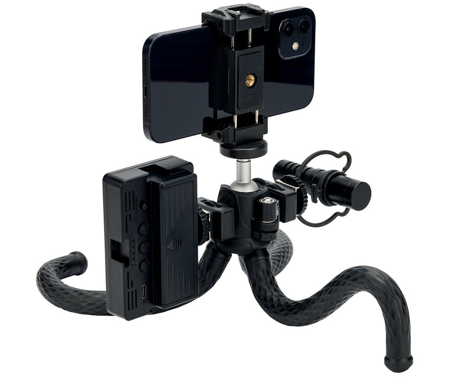 Гибкий штатив для смартфонов и камер