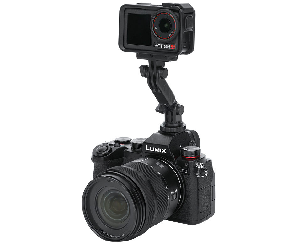 Крепление смартфона или экшн камеры в горячий башмак или штатив