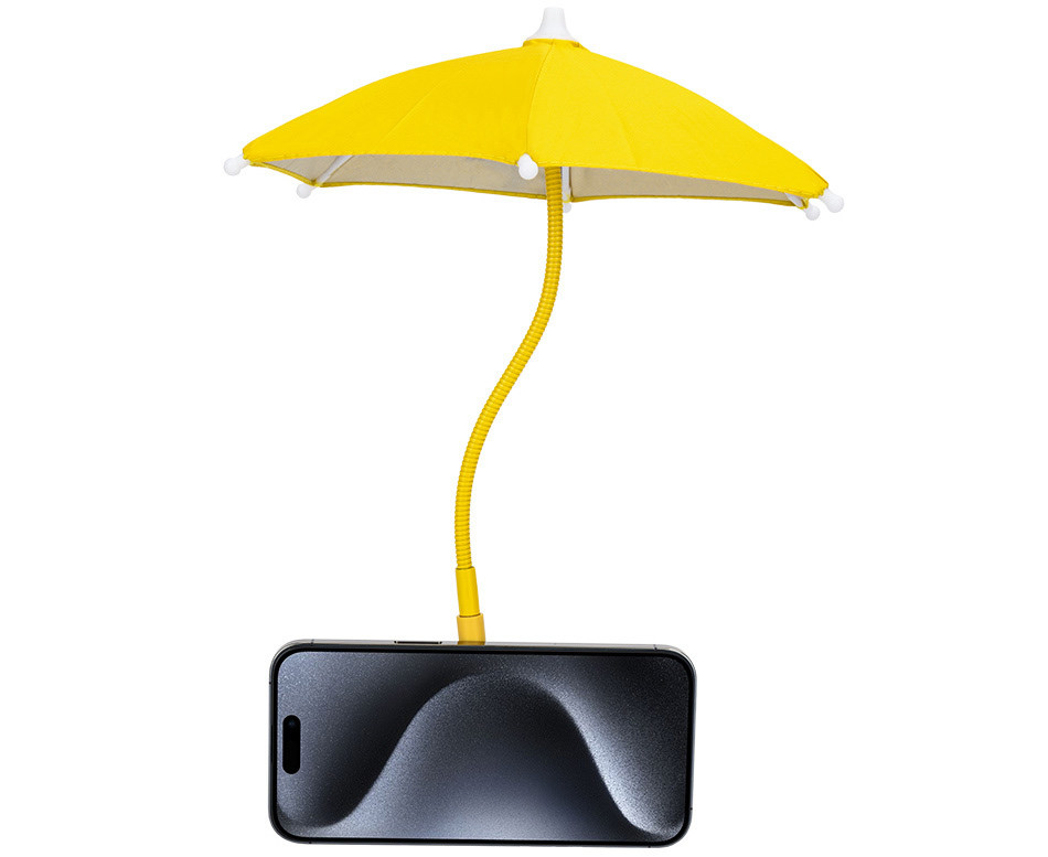 MagSafe зонтик для смартфона (диаметр 25 см), жёлтый цвет