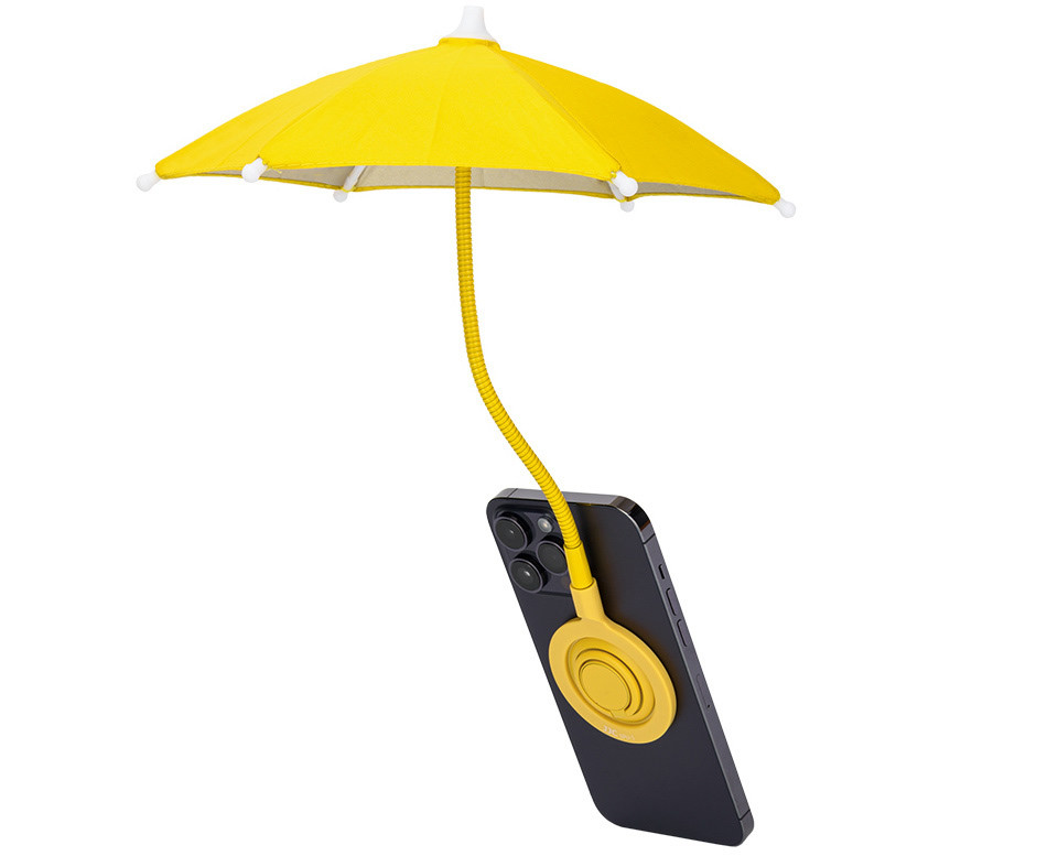 MagSafe зонтик для смартфона (диаметр 25 см), жёлтый цвет