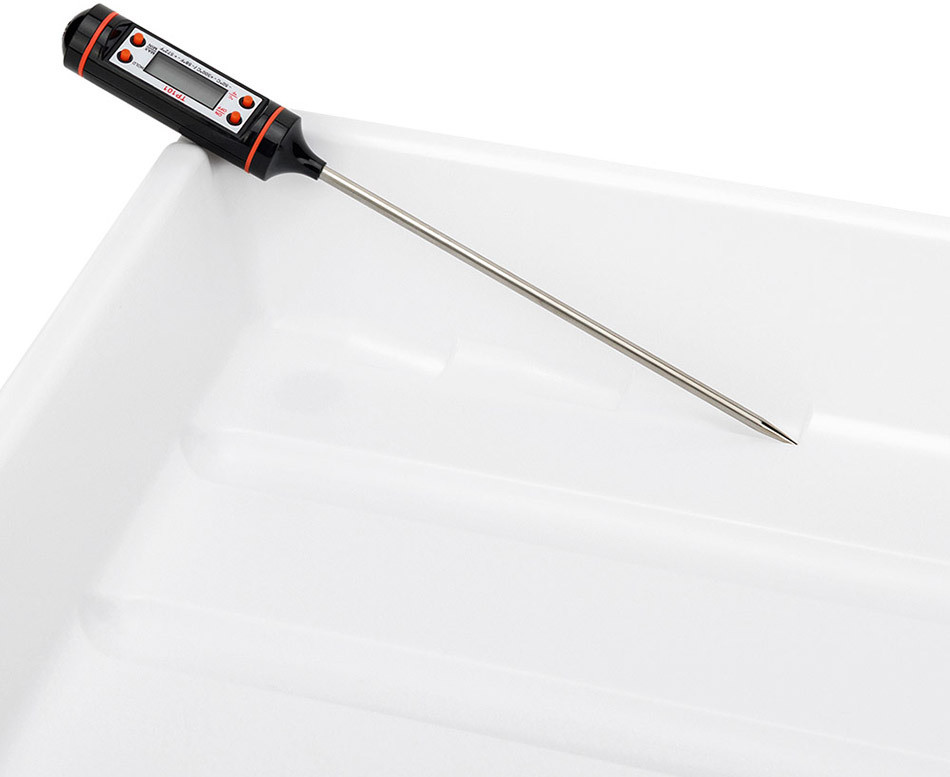 Кювета для проявки с щипцами (белый цвет)