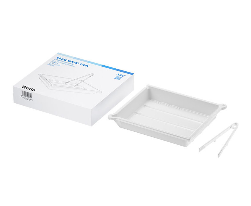 Кювета для проявки с щипцами (белый цвет)