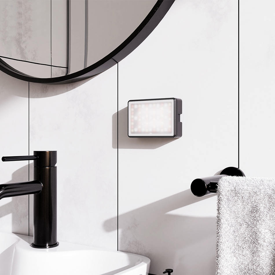 Накамерная видео LED RGB панель для влогов и трансляций