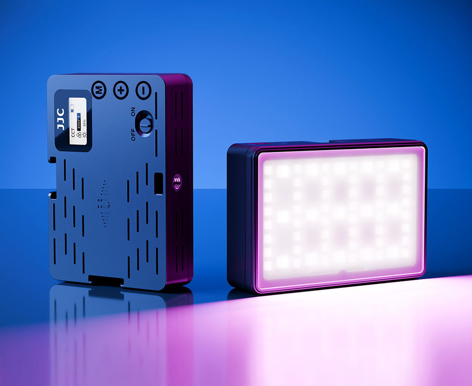 Накамерная видео LED RGB панель для влогов и трансляций