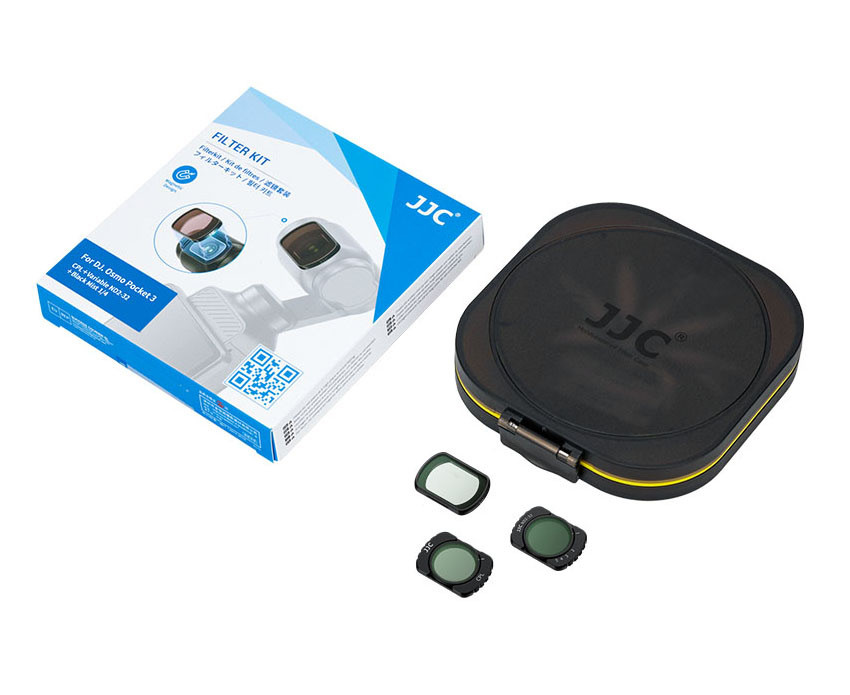 Три светофильтра для DJI Osmo Pocket 3 (CPL, NDV2-32, Black Mist 1/4)