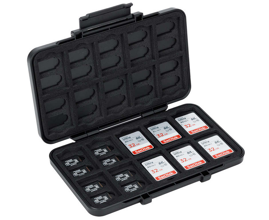 Футляр защитный для 20 SD Card и 40 microSD карт памяти